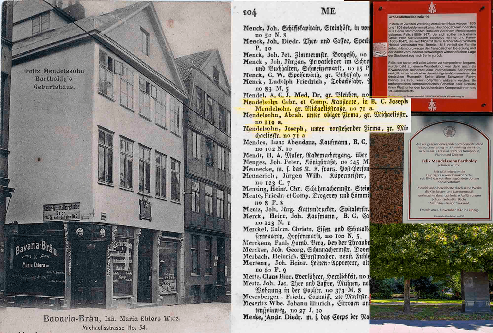 Geburtshaus von Felix Mendelssohn-Bartholdy?