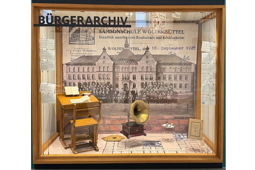 Kabinettausstellung Samsonschule im Bürger Museum Wolfenbüttel