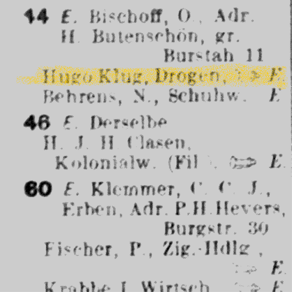 Historisches Adressbuch