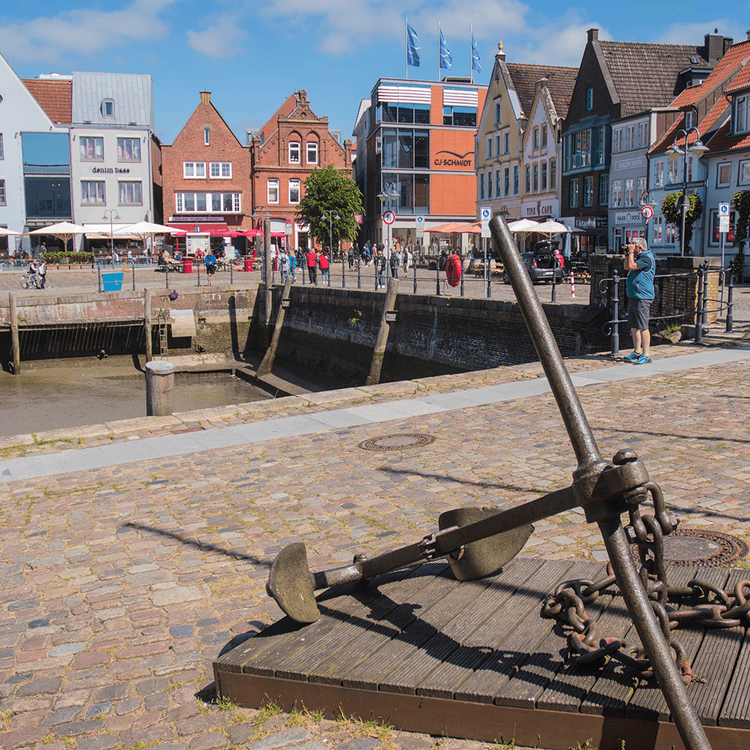 Der Binnenhafen von Husum