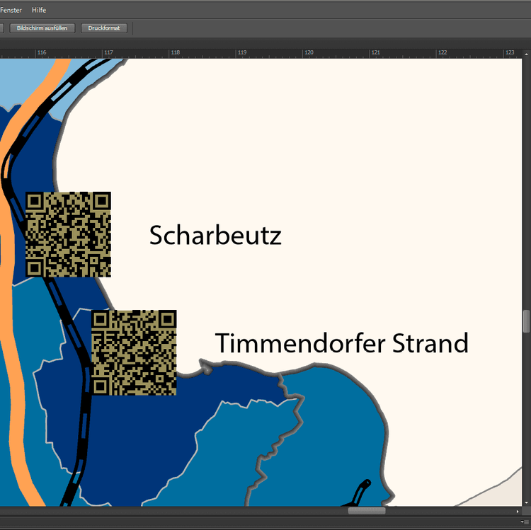 Bildschirmfoto vom QR-Macher