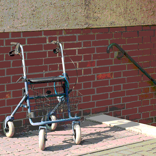 Foto eines Rollators